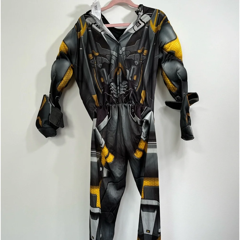 Rubie's Yellowjacket Ant-Man Boys Deluxe Muscle Halloween Costume Size Medium - Picture 4 of 5